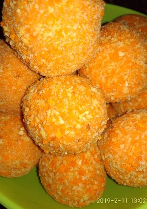 Foto resep Bola ubi crispy isi coklat