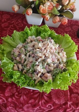 A picture of Huncurd salad/ enjoy this healthy yammy summer special salad.