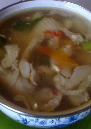 Foto resep Sop pedas kakap suwir
