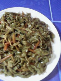 Foto resep Mie hijau homemade