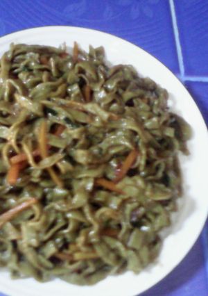 Foto resep Mie hijau homemade