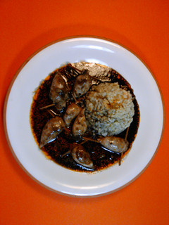 Una foto de Chipirones rellenos en su tinta