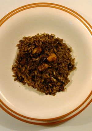 Una foto de Arroz negro
