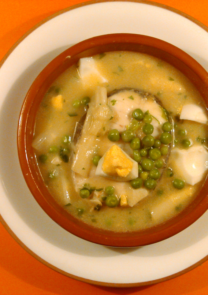 Una foto de Merluza en salsa verde