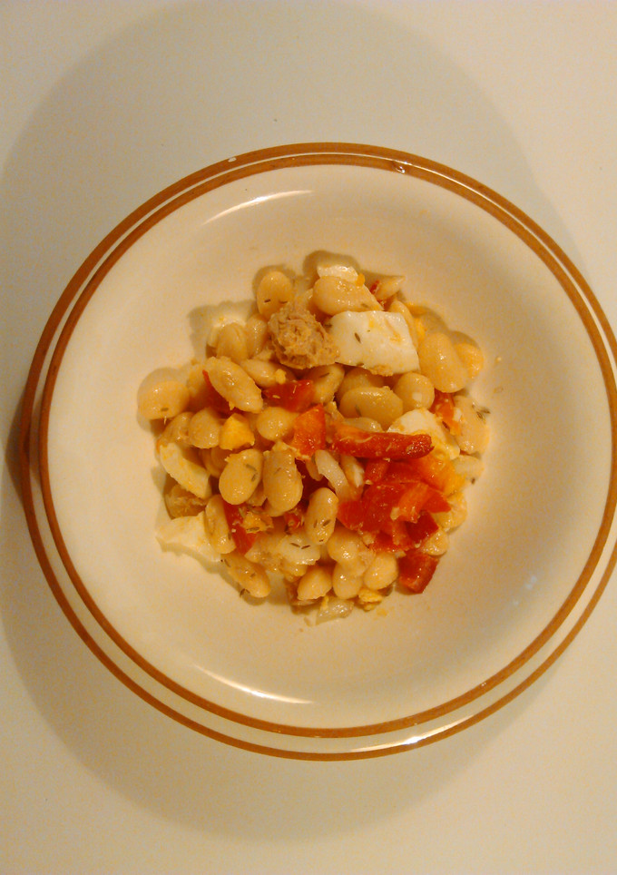 Una foto de Ensalada de alubias 