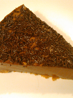Una foto de Tarta de cuajada de chocolate