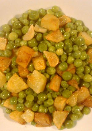 Una foto de Guisantes con patatas