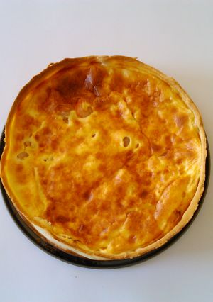 Una foto de QUICHE DE JAMÓN Y QUESO