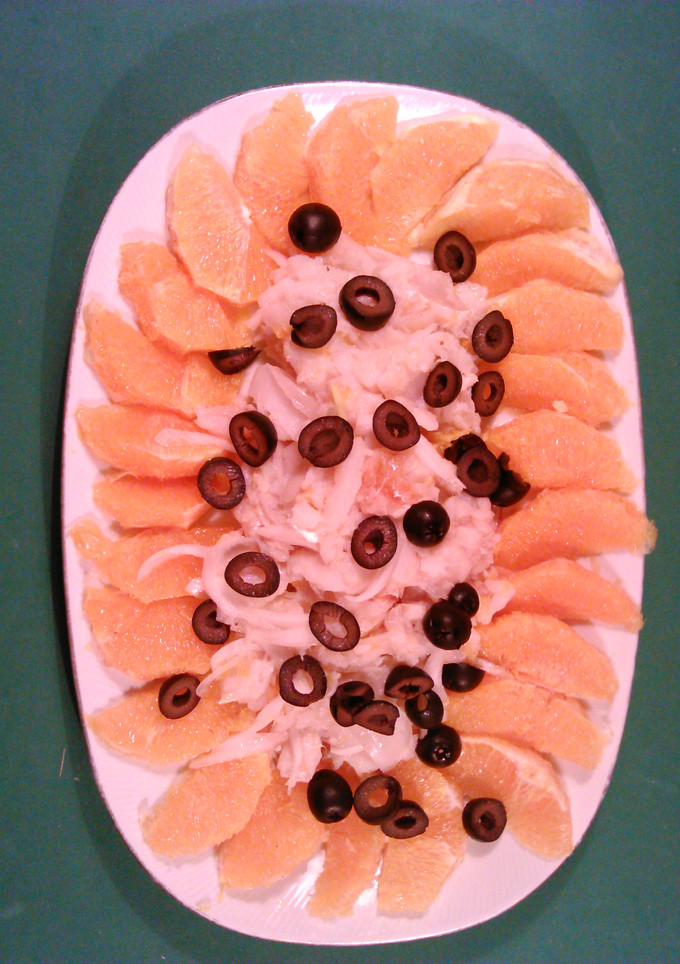 Una foto de Ensalada de bacalao