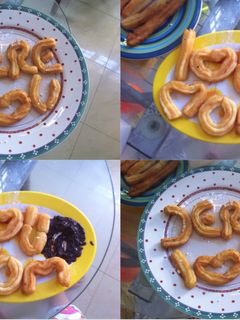 Foto resep Churros Alphabet (Eggless)