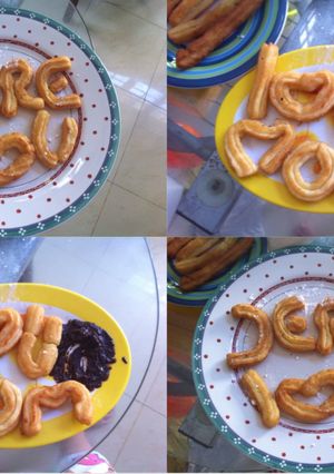 Foto resep Churros Alphabet (Eggless)