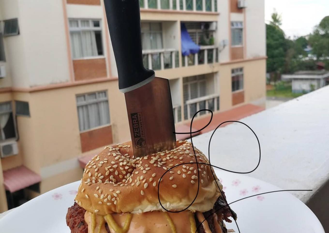 Luncheon Meat Burger