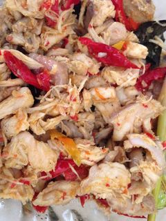 Foto resep Ayam Suwir Bali Pedas