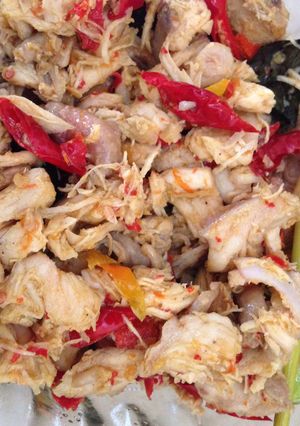 Foto resep Ayam Suwir Bali Pedas