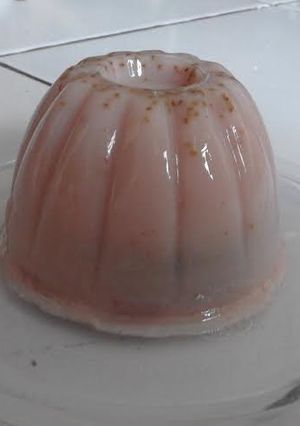 Foto resep Puding Milky Strawberry