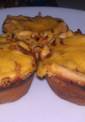 A picture of BBQ Chicken Cups.