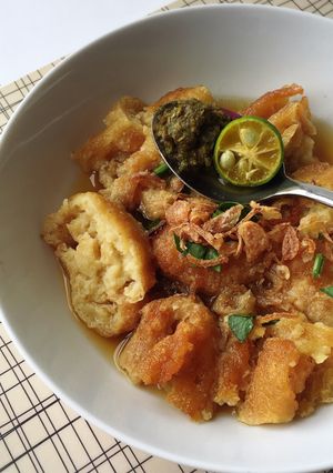 Foto resep Godo-godo Tepung Kuah Ebi