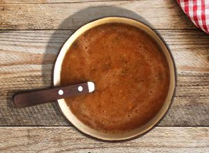 Una foto de Salsa roja de jitomate con chile de árbol