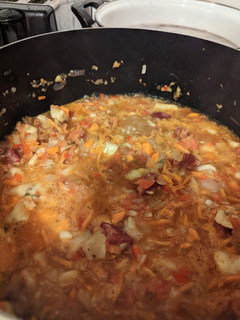 Una foto de Guiso de lentejas agridulce 🍲