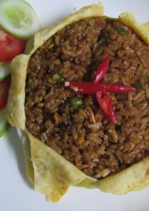 Foto resep Nasi goreng bunga matahari