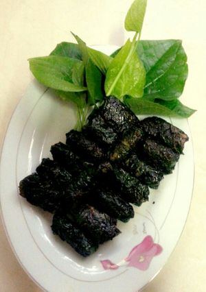 Hình của món Chả lá lốt.