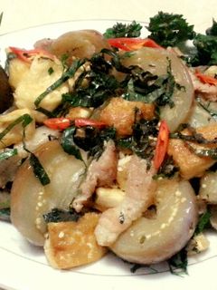 Hình của món Cà tím bung thịt ba chỉ,đậu phụ.