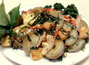 Hình của món Cà tím bung thịt ba chỉ,đậu phụ.