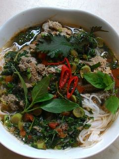 Hình của món Bún riêu cua .