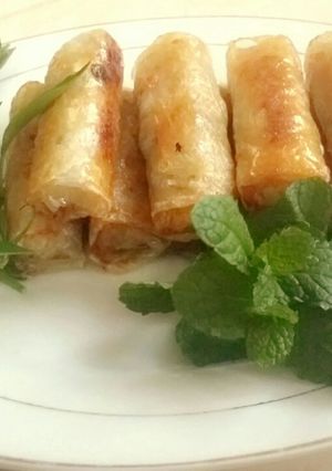 Hình của món Nem rán.