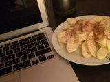Manzana con canela