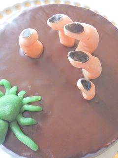 Una foto de Pastel de castañas de Halloween