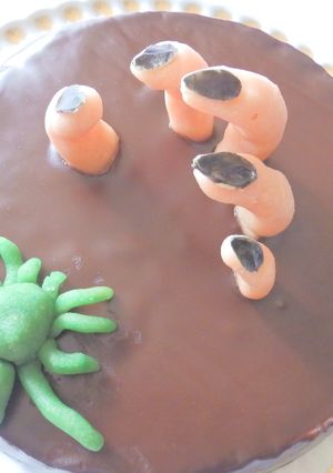 Una foto de Pastel de castañas de Halloween