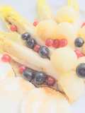Ensalada de endivias y fruta