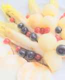 Ensalada de endivias y fruta