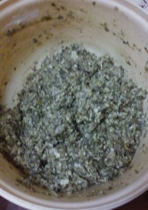 Una foto de Relleno de acelga para pastas caseras