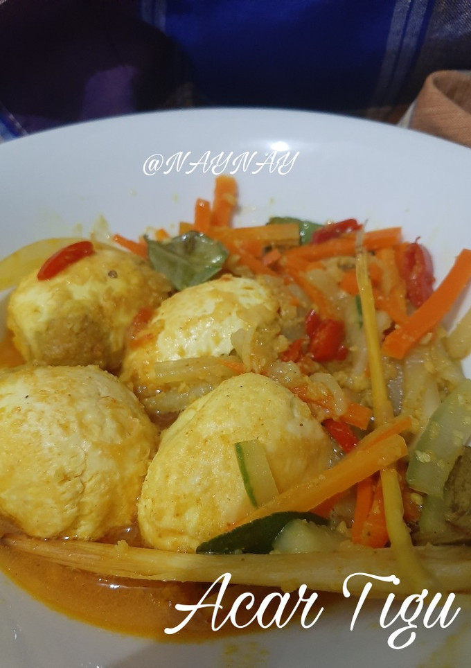 Foto resep Acar Tigu