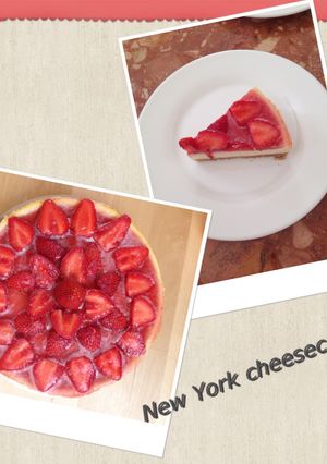 Hình của món New York cheesecake .