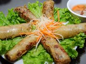 A picture of fried spring rolls