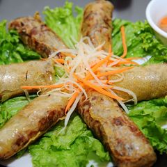 A picture of Vietnamese Style Deep Fried Spring Rolls (Cha Gio - Nem Ran).