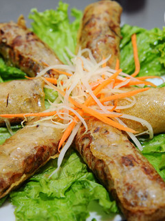 A picture of Vietnamese Style Deep Fried Spring Rolls (Cha Gio - Nem Ran).