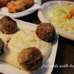 A picture of Chickpea Falafels .
