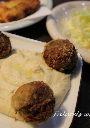 A picture of Chickpea Falafels .