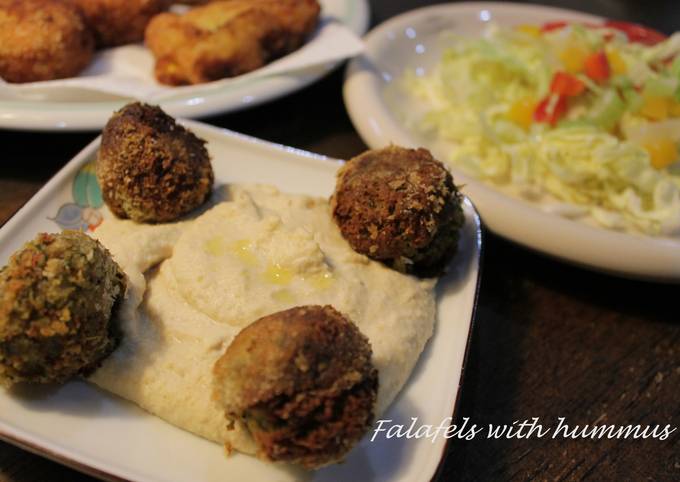 Recipe of Homemade Chickpea Falafels