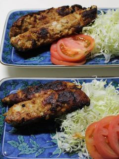 A picture of Beef Kebabs with the Frying Pan.