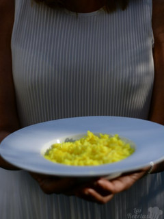 Una foto de Maravilloso arroz basmati, preparado con limón y cúrcuma
