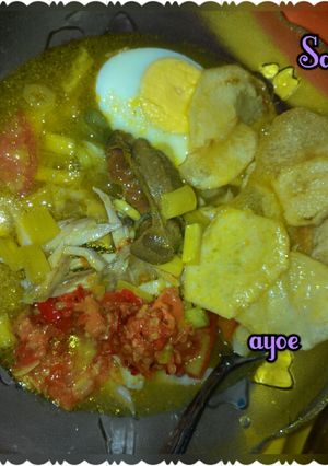 Foto resep Soto Ayam (katanya) lamongan