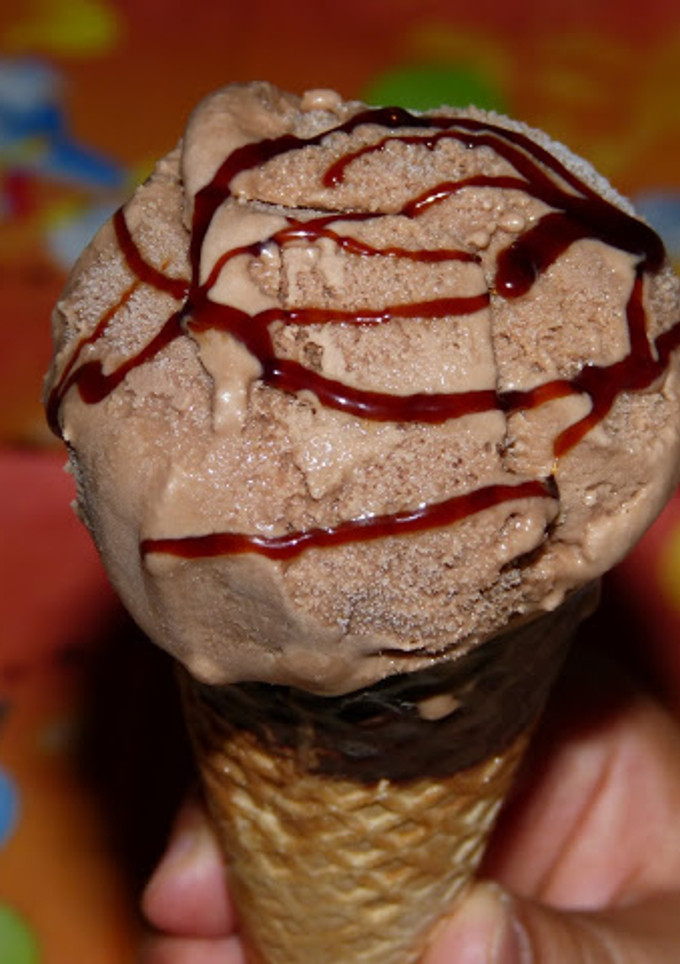 Una foto de Helado de nocilla