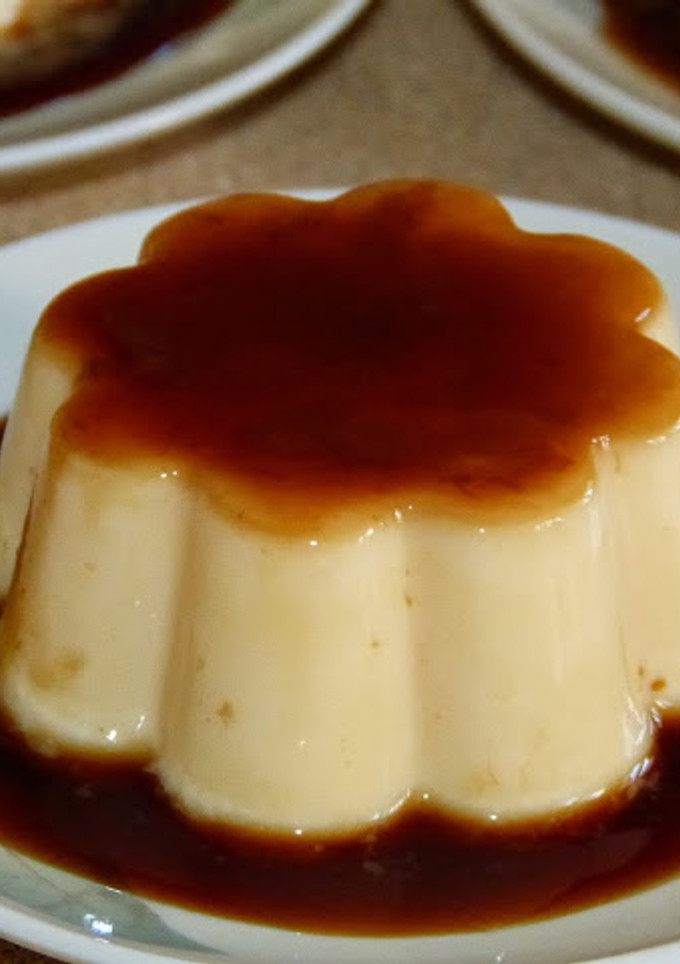 Una foto de Flan de huevo al microondas