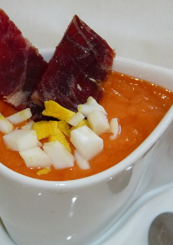 Una foto de Salmorejo