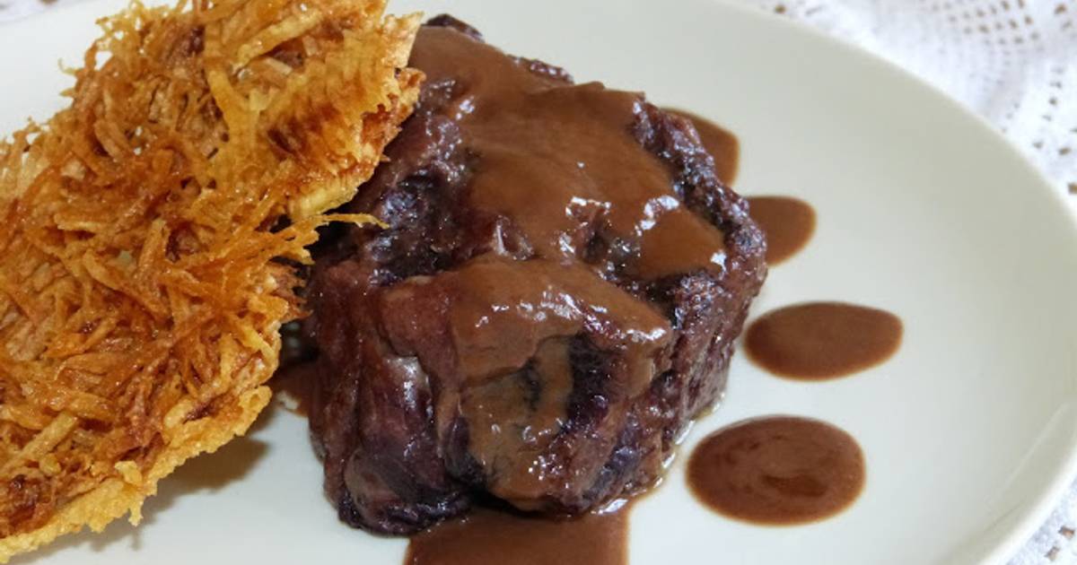 Rabo de toro con chocolate Receta de MEG Ferrero- Cookpad